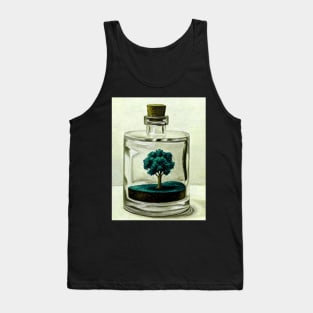 Unique tree of life in a decanter teal Tank Top